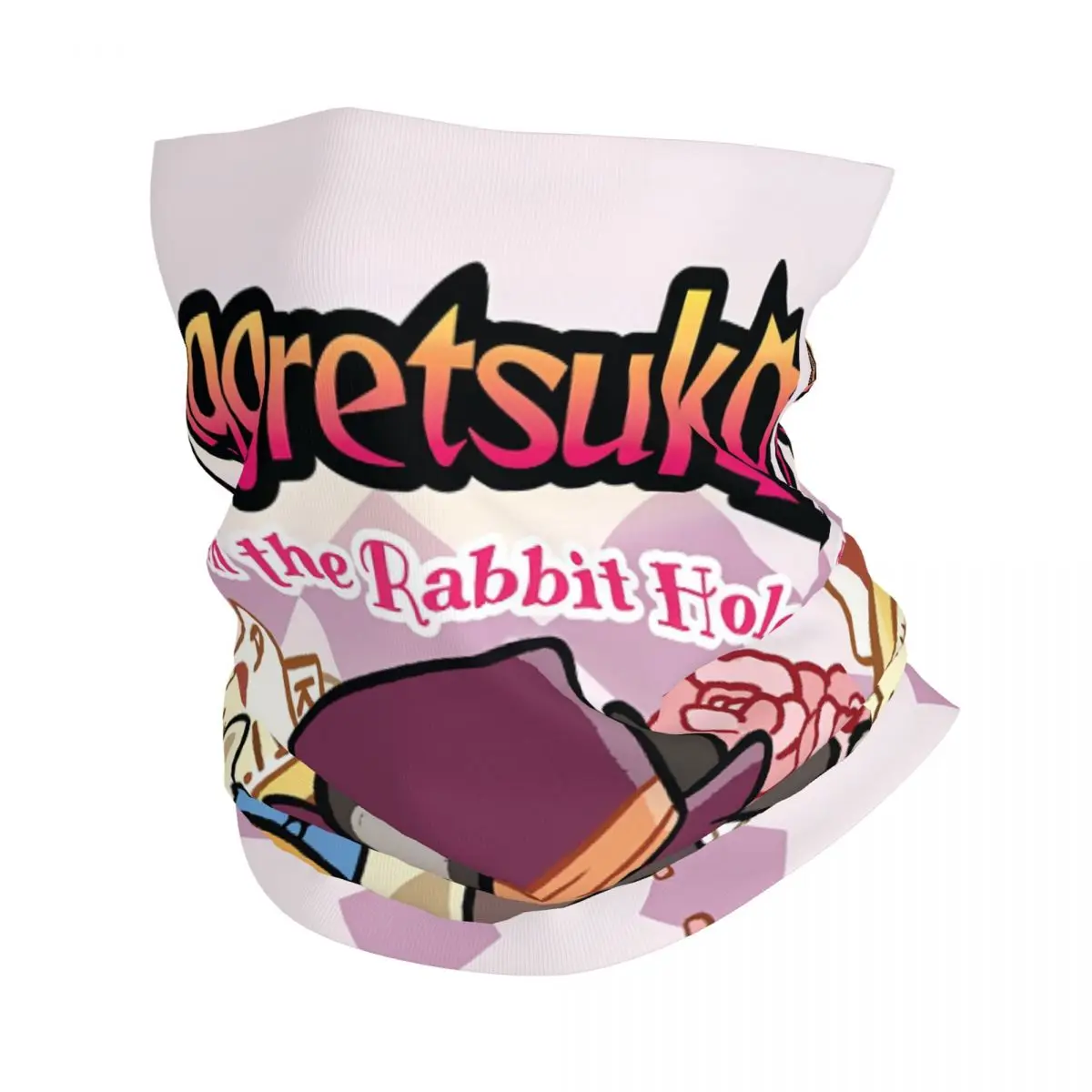 

Custom Japan Anime Aggretsuko Cartoon Winter Headband Neck Warmer Women Men Hiking Running Tube Scarf Face Bandana Gaiter