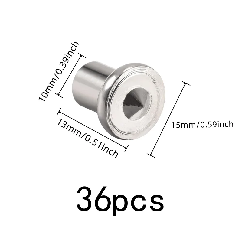 36 pcs 10mm Precision Drill Guides with Compact Portable, ideal for DIY Wood Joinery and DIY Wood Joinery