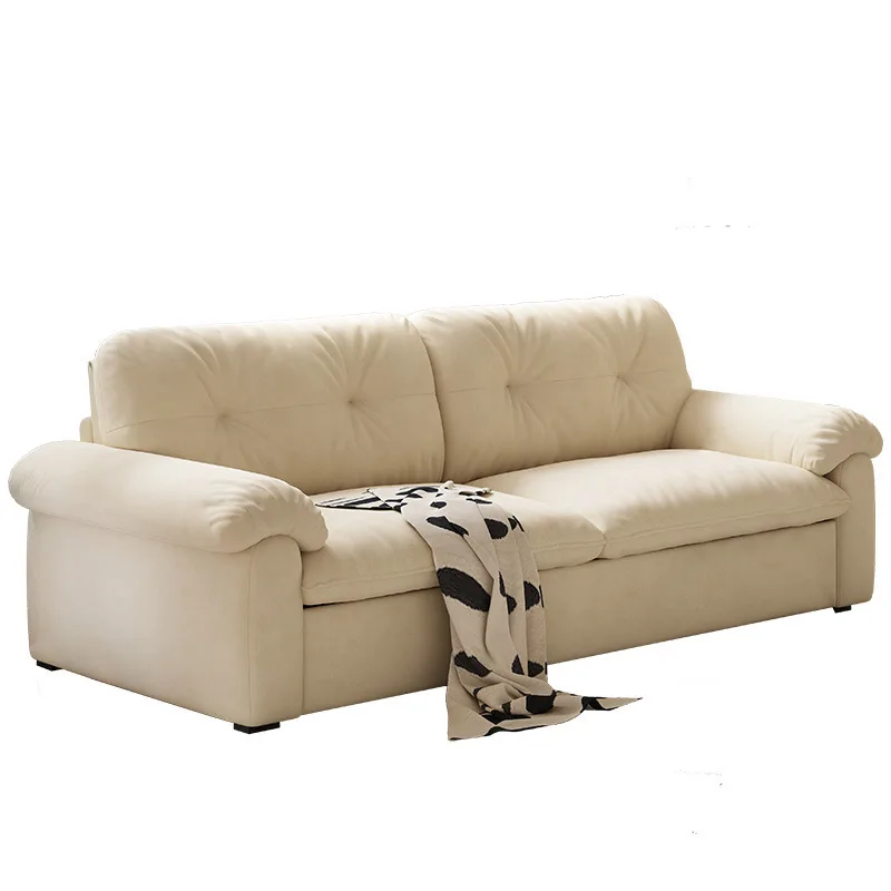 

flannel, sofa bed, cream wind, living room, small apartment, apartment, storage, sofa, dual-use, one