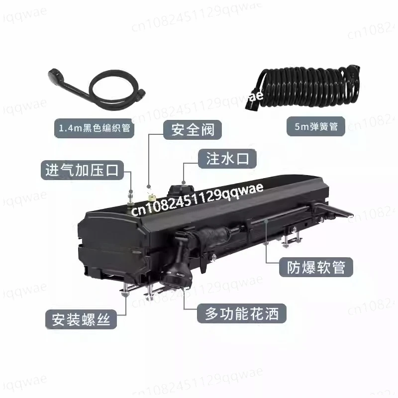 

Водонепроницаемый бак для воды 18л, 26л, 38л для кемпинга, душа, установки на багажник автомобиля, дорожного душа