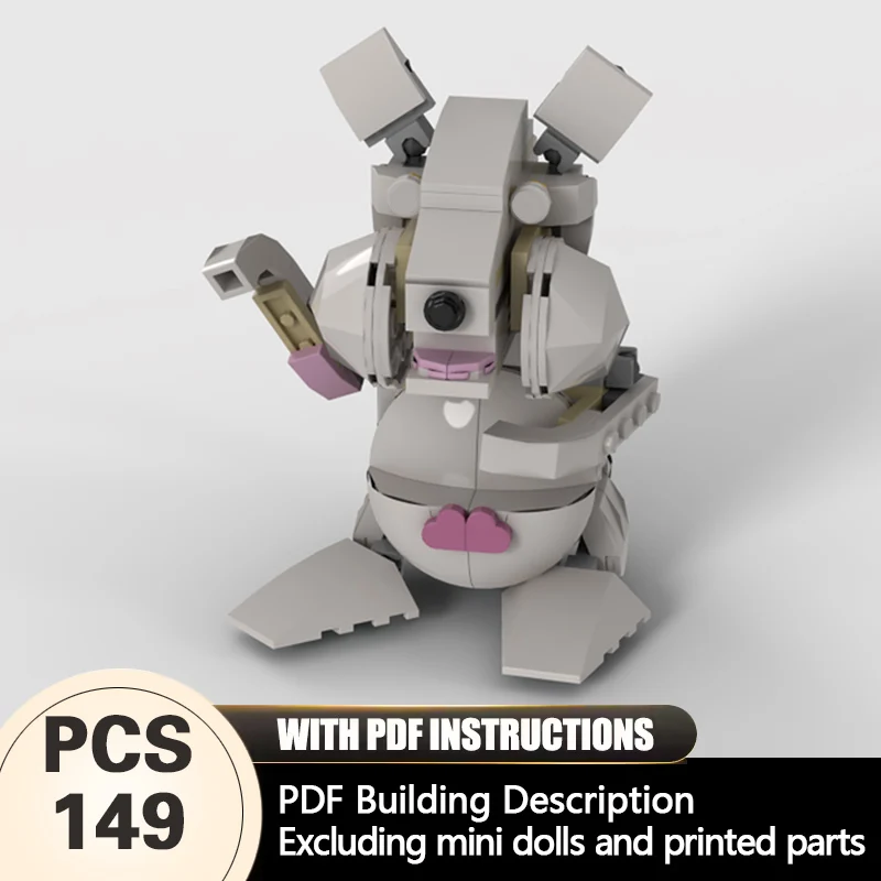 

Creators Animal Series Model MOC Building Bricks Small Mammal Modular Technology Gifts Holiday Assemble Children Toys Suit