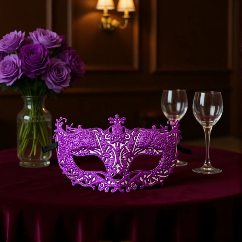 

Маска на половину лица с золотыми блестками, пластиковая маска для глаз, венецианская маскарадная маска, ручная работа, аксессуары для костюмов, косплея, для вечеринок и танцев