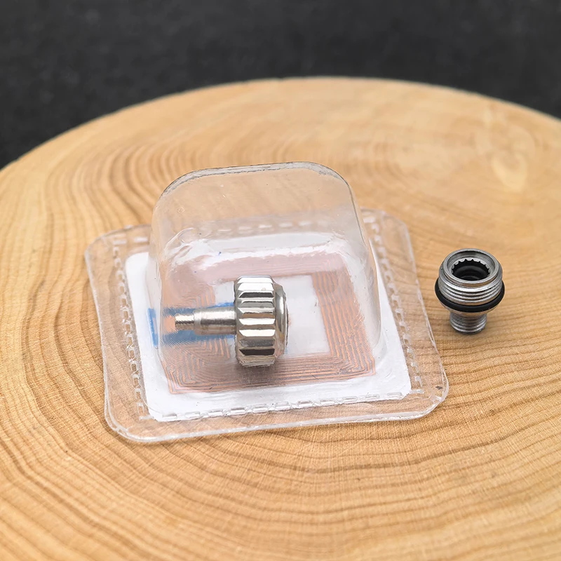 Top 7.03mm Watch Crown with Tube For RLX Submariner GMT Yacht 116610, 116710 Generic Watch Parts