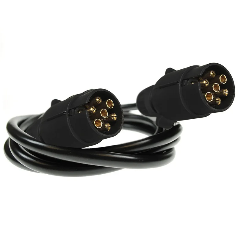 

Car trailer accessories European trailer plug European 7-core cable trailer trailer plug adapter EC1711-1.5m