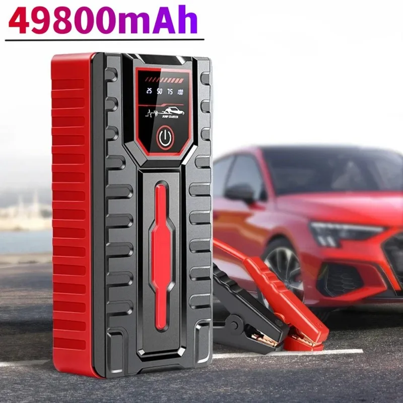 25000mAh Car Jump Starter Portable Power Bank Car Battery Booster Charger Starting Device Auto Emergency Start-up Lighting