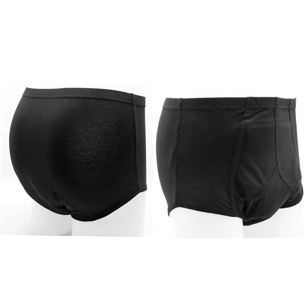 1 قطعة السراويل سلس البول قابلة لإعادة الاستخدام مقاوم للماء ماصة شبكة الداخلية للمريض الذكور الذين تتراوح أعمارهم بين Xxl الكبار حفاضات الرعاية الصحية الملابس الداخلية
