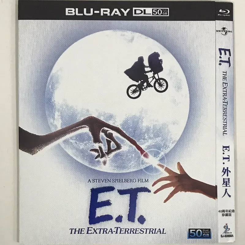 Classic Old Movie E.T. Alien Collector's Edition Mandarin Dubbing Plus Original Sound BD50 Blu-ray Disc