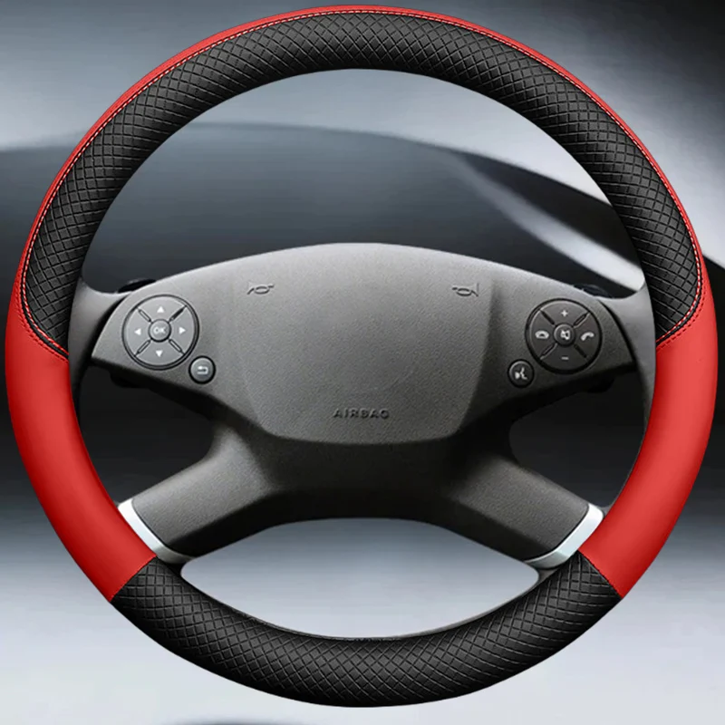 Car Steering Wheel Cover For Mercedes Benz E Class W212 2009 2010 2011 2012 Fix Worn OEM Wheel
