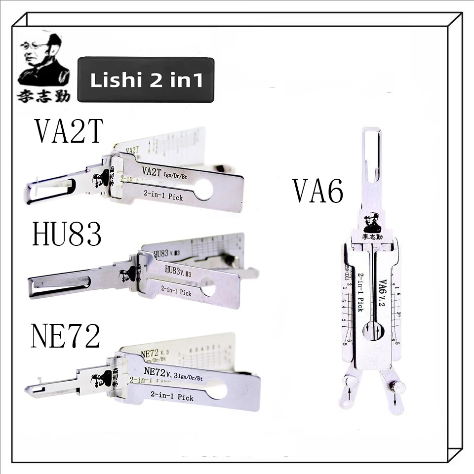 NE72 VAC102 HU136 VA6 para Renault V.2 para Laguna3 VA2T VA2 HU83 LiShi 2 en 1 herramientas de cerrajería para Renault