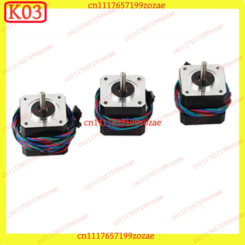 k3 NEMA17 XY Axis Stepper Motor for Prusa i3 MK3S MK3 MK2 1.8° 45N·cm 1.5A Low Inductance w/ Dual Ball Bearing (Not Bear/E-Axis)