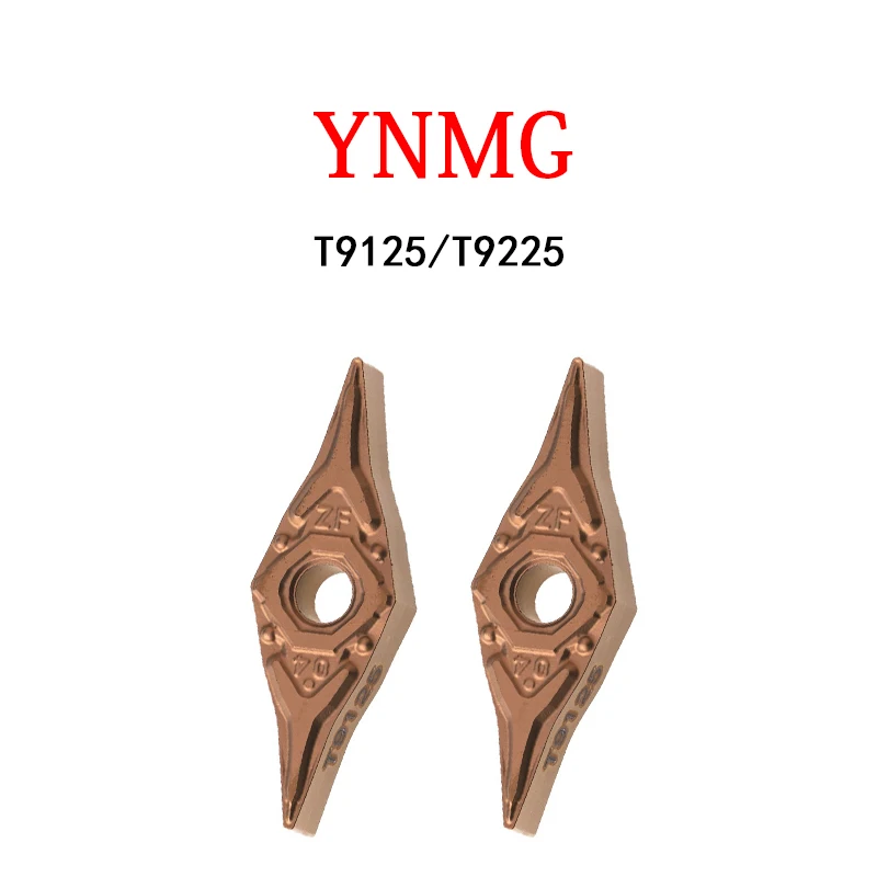 Original YNMG160408-ZF T9125 YNMG160408-ZF T9225 CNC Indexable Carbide Inserts 10pcs Steel Metal Process Surface Tooling Tip
