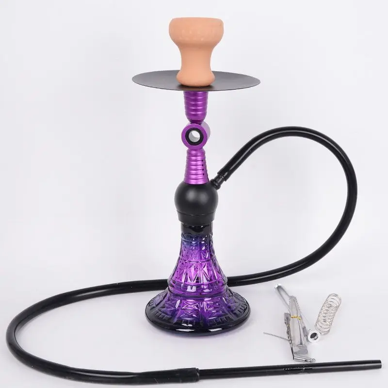 Small Size Arabian Single Pipe Hookah Set, Outdoor Travel, Camping, Portable Shisha, Narguile Completo, Hookah, New, 36cm