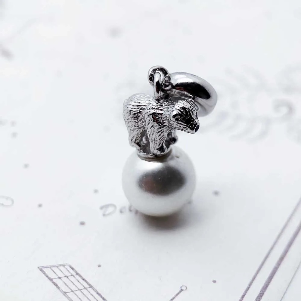 Fashion Hot Polar Bear Pendant Dangle Charm For Women New 925 Sterling Silver Cute Gift