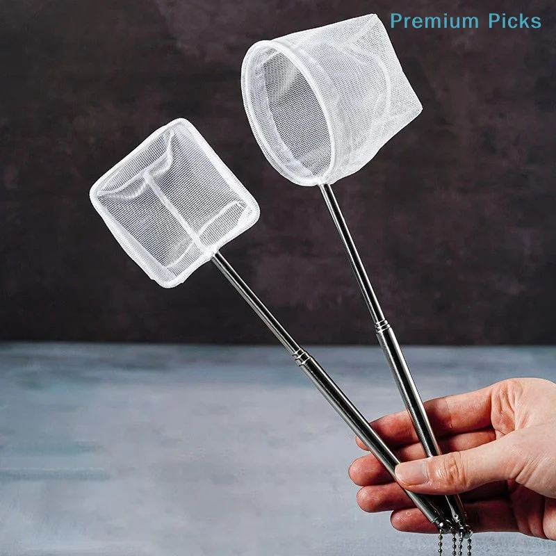 1PC Stainless Steel Retractabl - đánh giá và giá Aquarium Fish Net Small