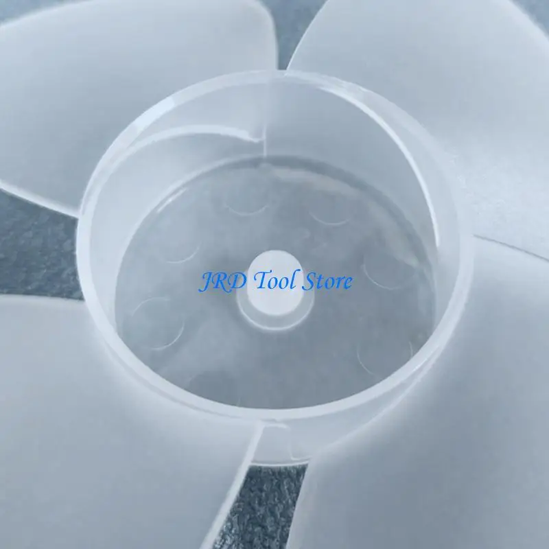 A2UD Quạt nhựa trong suốt của máy sấy tóc Máy sấy toàn bộ động cơ công suất cao Quạt nhựa 4 Lưỡi dao thay thế