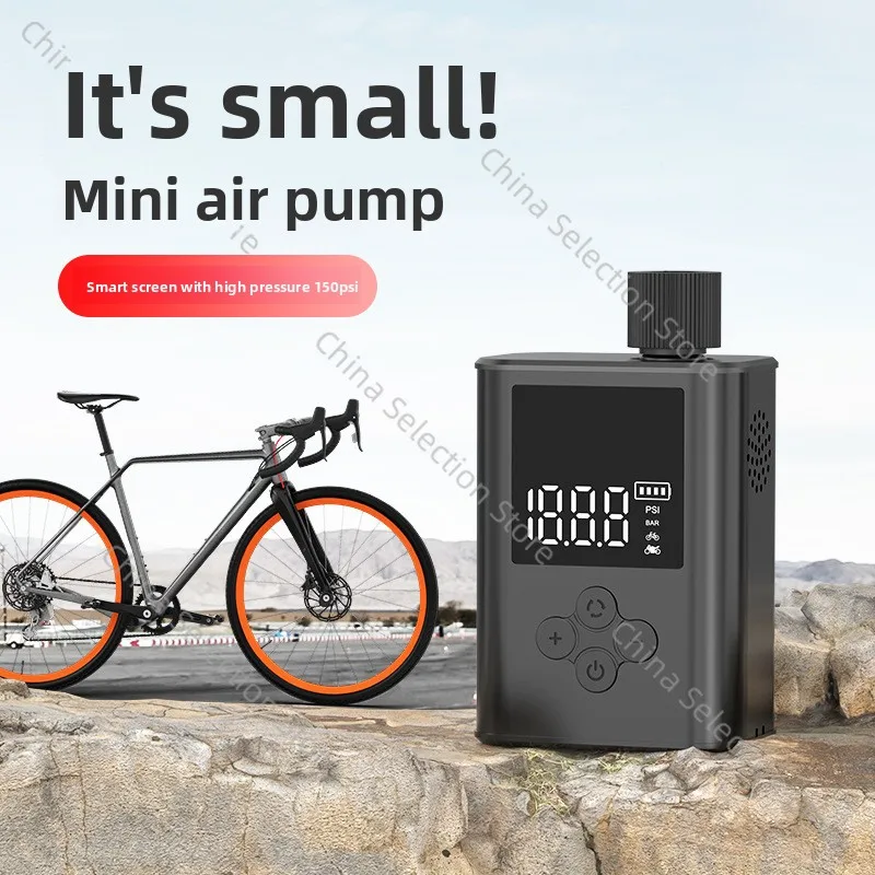

Super mini mountain road bicycle air pump riding emergency tire change intelligent portable electric air pump