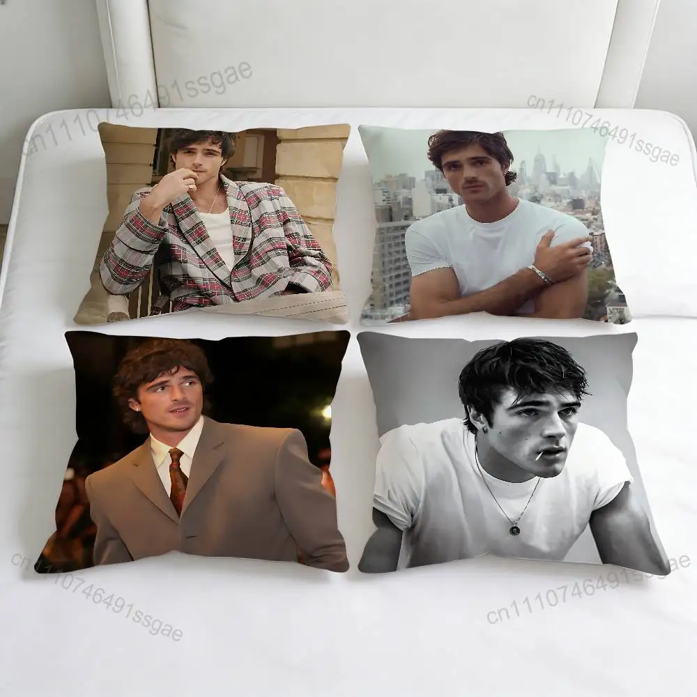 Singer J-Jacob E-Elordi Square Pillow Case Soft Decorative Throw Pillow Cover for Home Sofa Bed