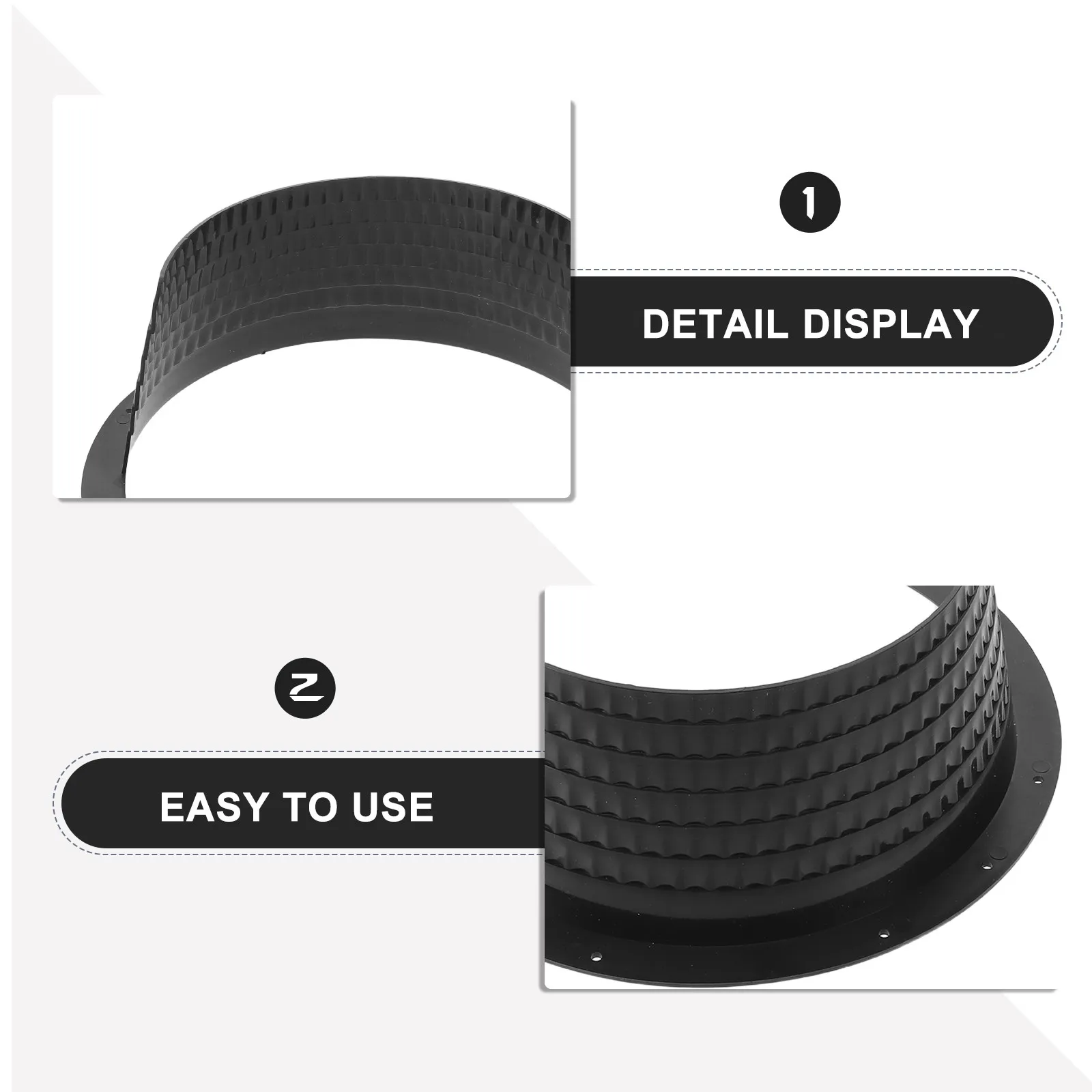 2Pcs 8 Inch Waterproof Speaker Cover for Car Audio Stereo Speakers Black Robust Honeycomb Design Heat Dissipation Weatherproof