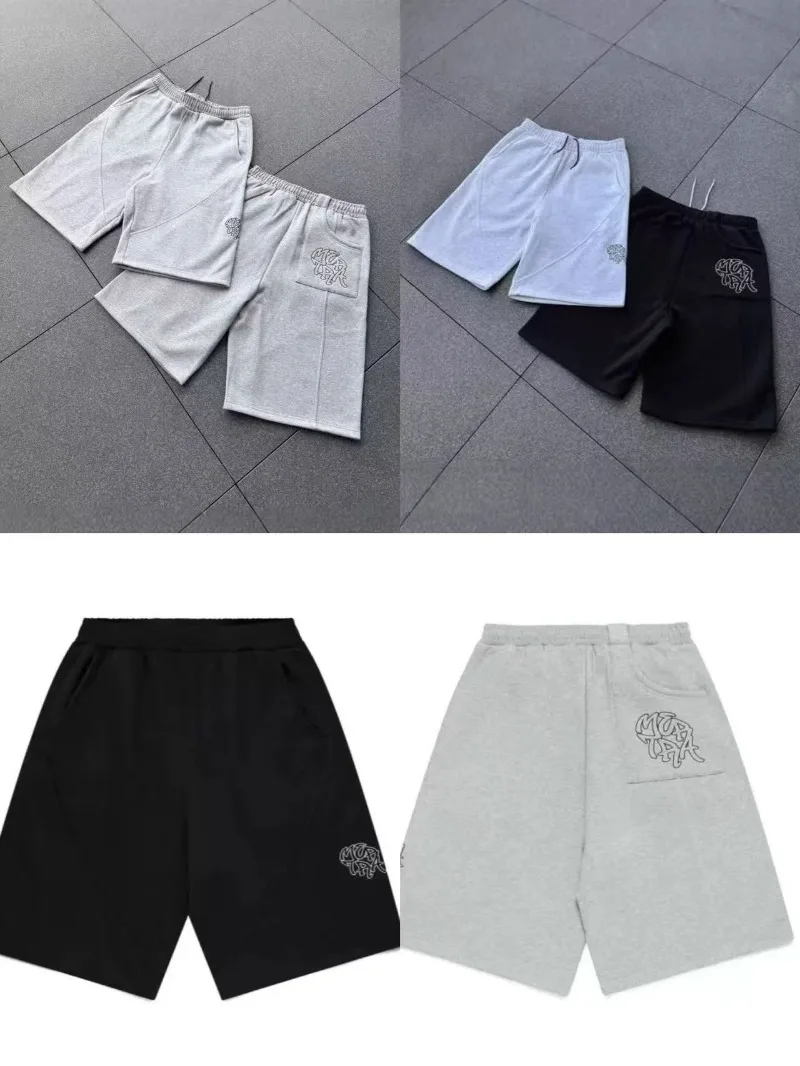 

Европейские и американские ретро-шорты в стиле хип-хоп y2k в стиле Харадзюку с вышивкой логотипа, спортивные свободные длинные брюки для мужчин и женщин