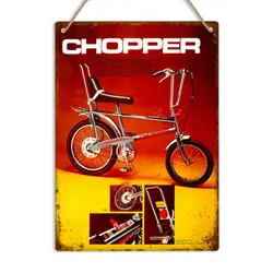 CHOPPER tampa Bike Vintage advertt Retro Metal Tin Sign targa Man Cave Garage