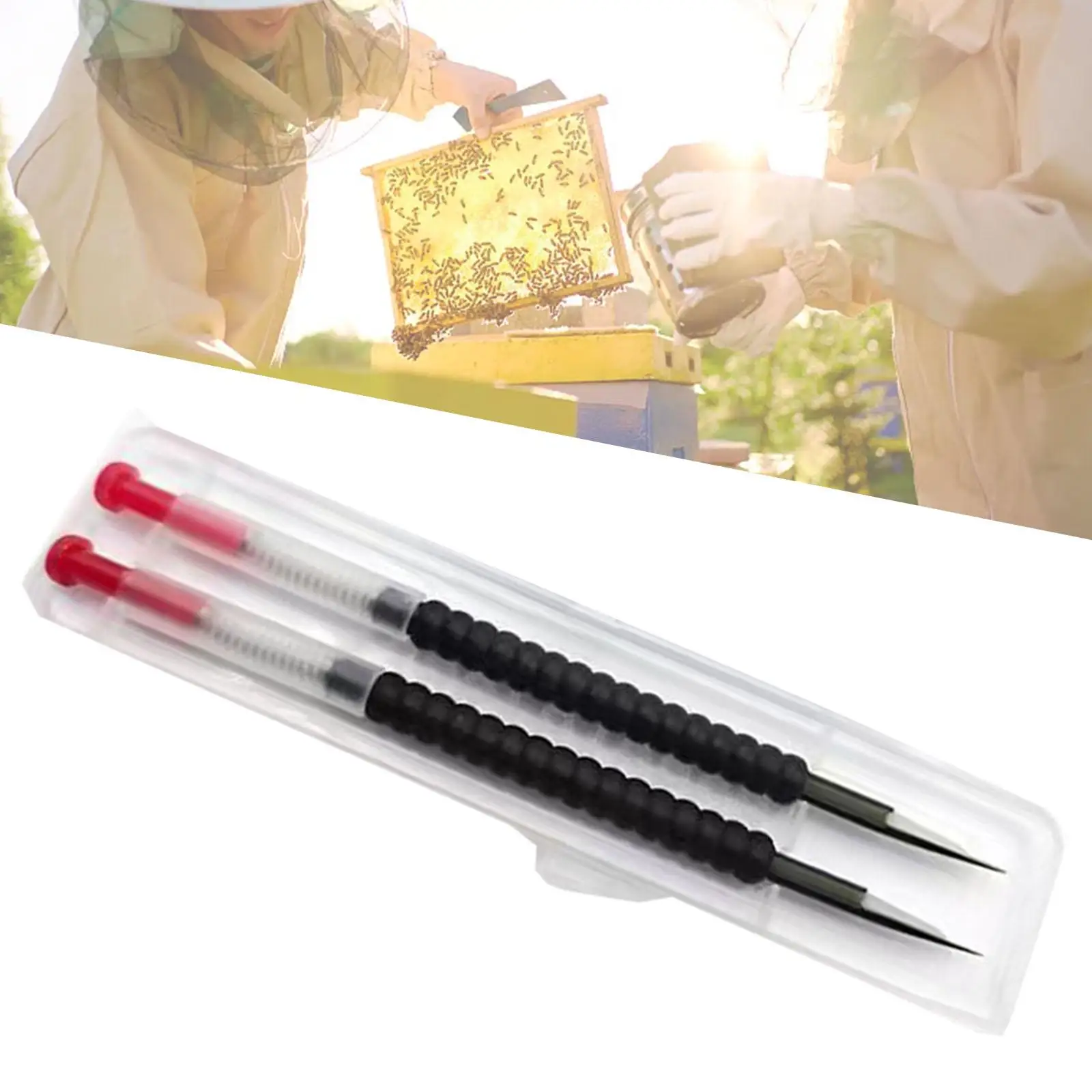 

2Pcs Moving Larva Transfer Beekeeping Tool for Beekeeper Length 11.2cm