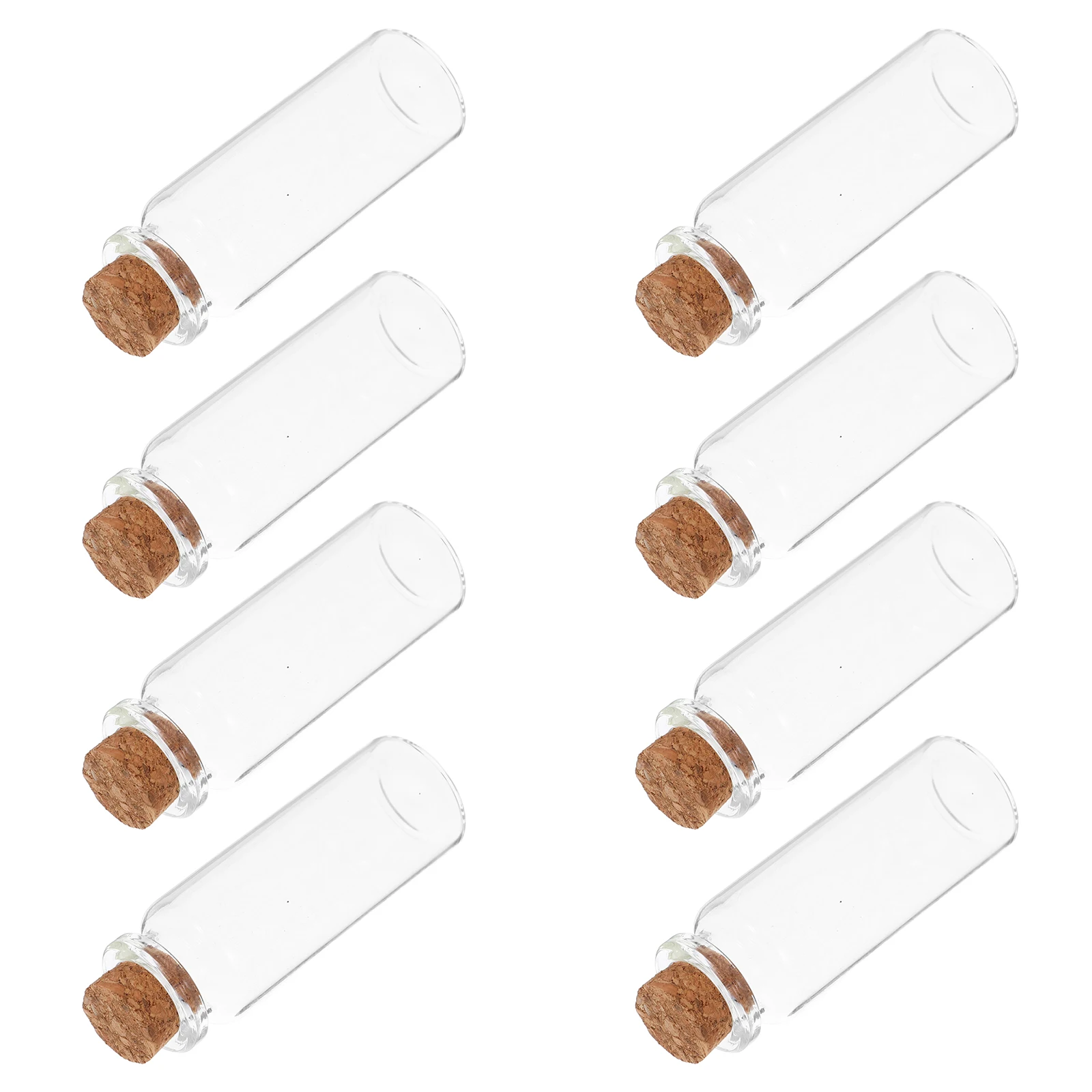 

24 Pcs Mini Glass Bottle Stopper for Message Potpourri Jelly Gemstone Petals DIY Necklace Drift WishingDecoration Gifts