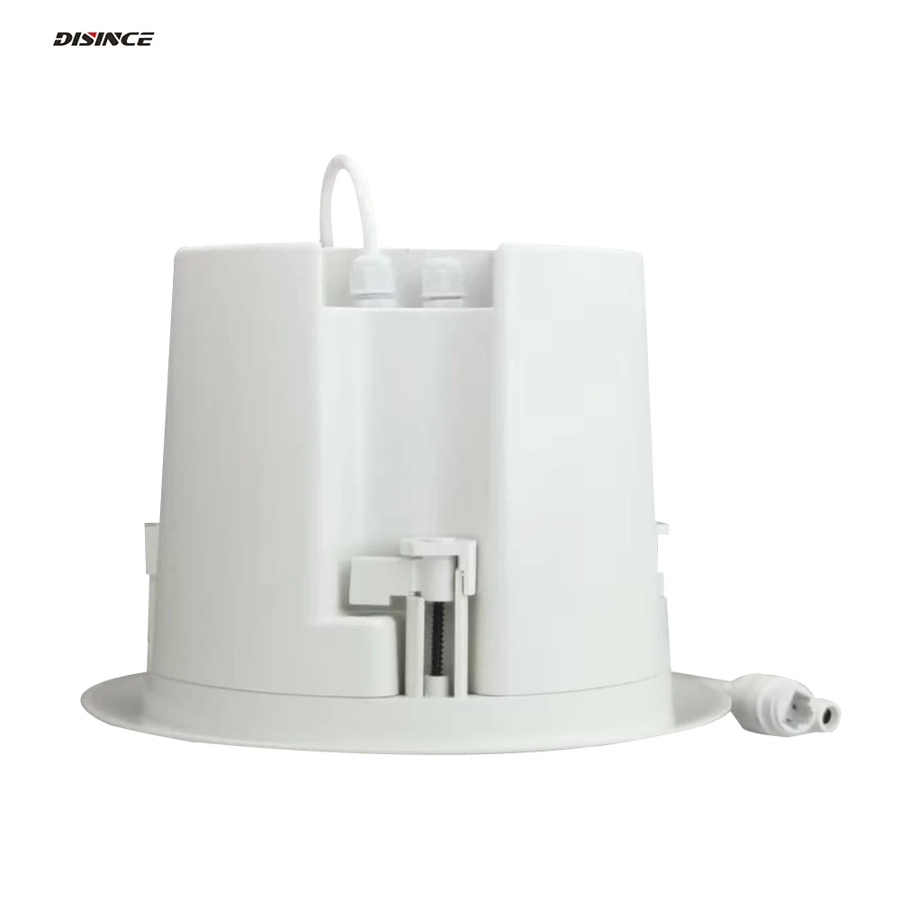 20W POE SIP Ceiling Speaker with Onvif/RTSP Audio Stream WiFi & Ethernet Cable Support for Home Security System