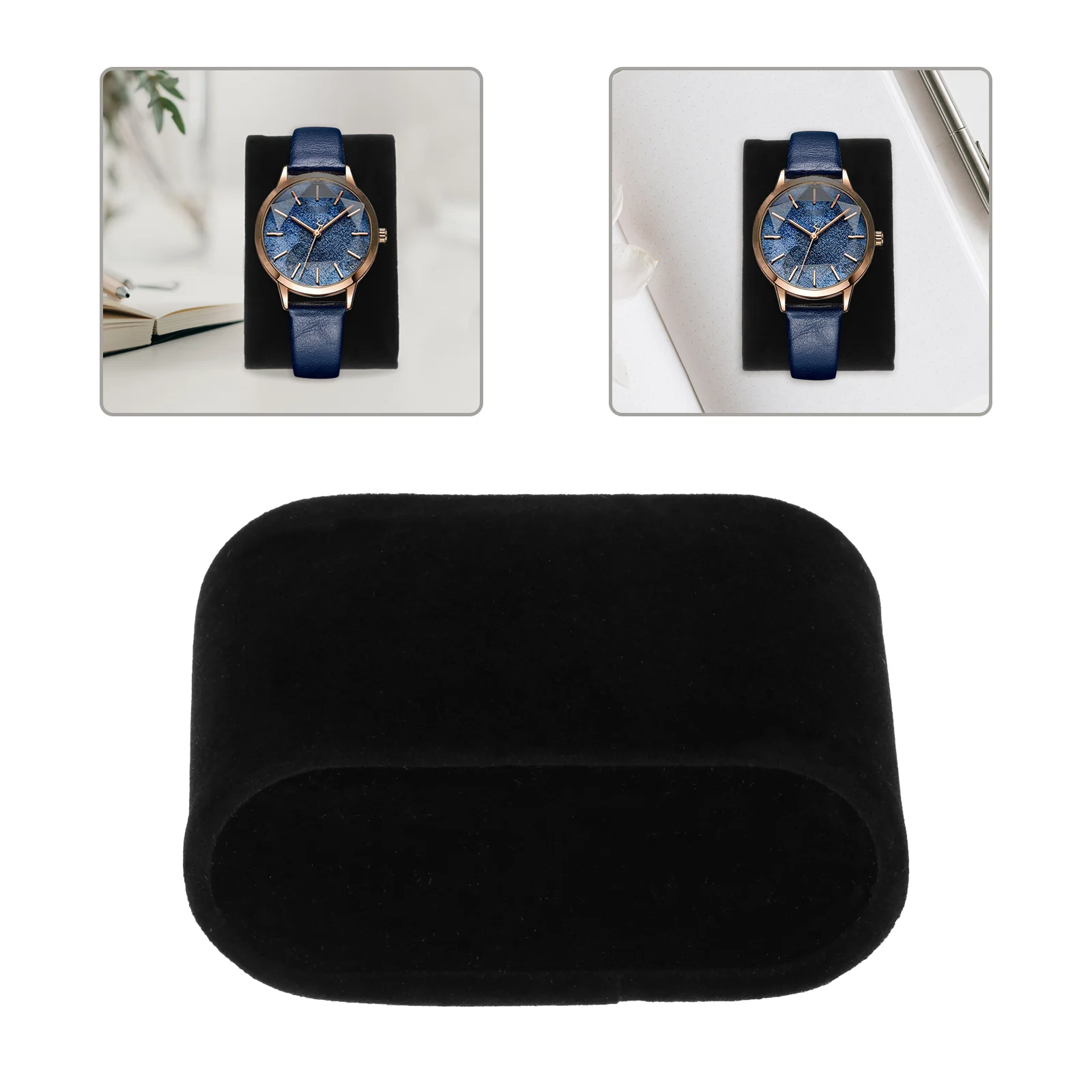 

10 Pcs Watch Pillow Holder Boxes Bracelet Cushion Pillows Chained Monitor Anklet Jewelry Trays Flannel Sponge Bangle