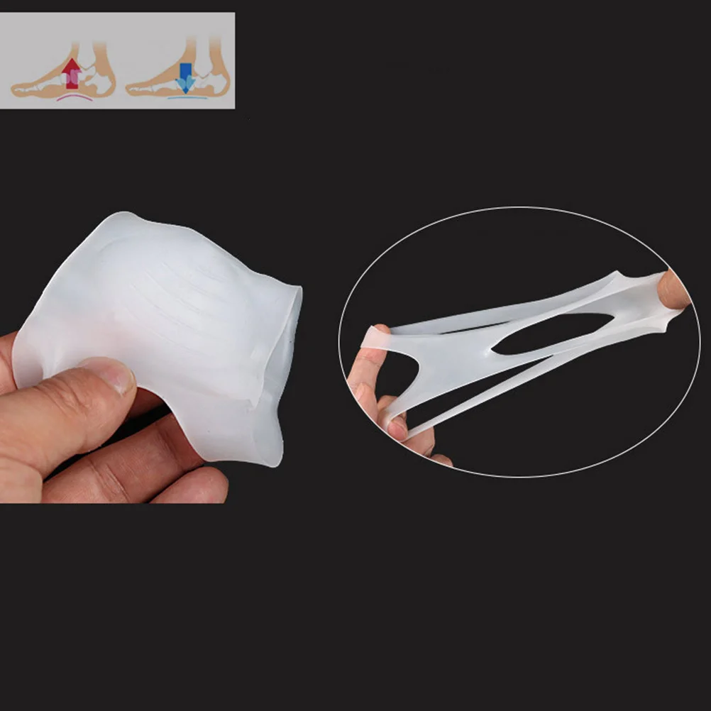 

Arch Support Silicone Insoles Flat Foot Pain Relief Cushion Insert Comfortable Breathable Foot Pad Skin Color White