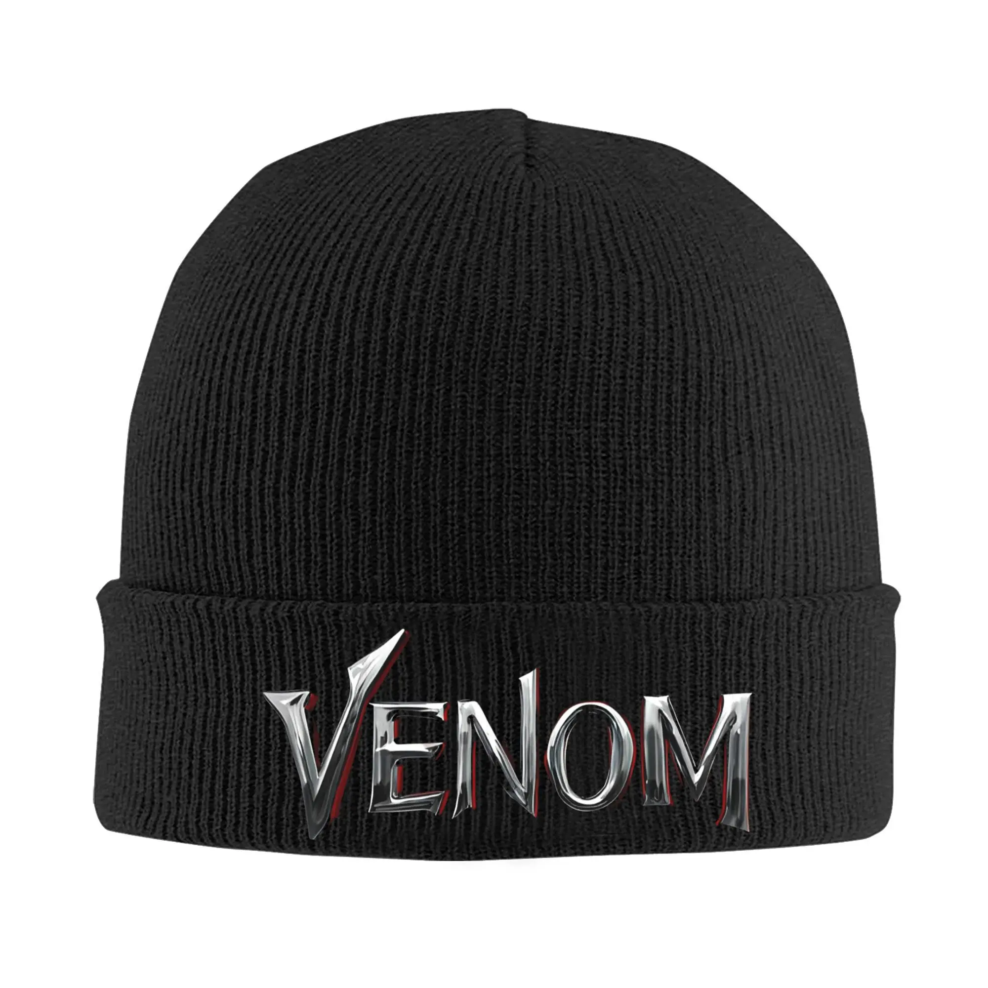 Men Women Knit Beanie venom 3 the last dance 2024 movie  Accessories Warm Winter Knitting Skull Cap  Bonnet Hats