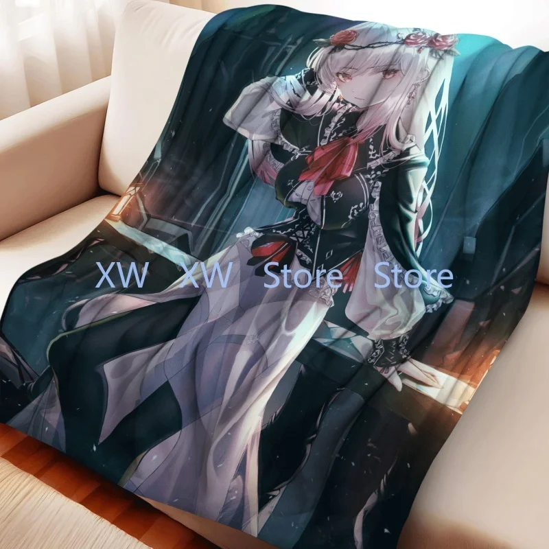 

Azur Lane Aurora Fitness Blanket Cozy Throw Gym Lover Gift Workout Room Decor Holiday Present Unique Christmas Gift