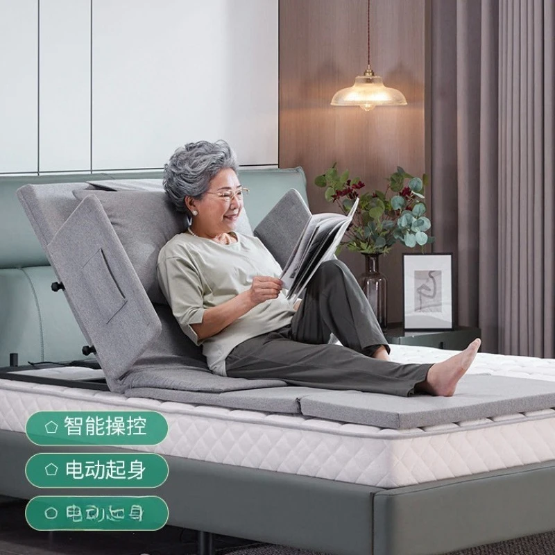 Electric elderly back lift household bed automatic lift mattress care get up auxiliary get up