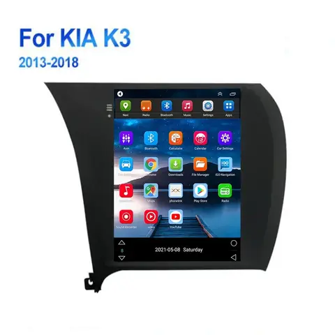 새로운 RAM 8G ROM 128G 카 라디오 멀티미디어 플레이어 안드로이드 14.0 카 DVD 기아 세라토 K3 포르테 2013 2014 2015 2016 GPS 네비게이션