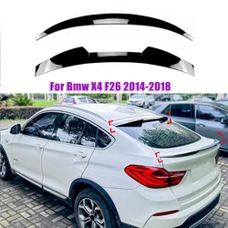 Rear Roof Trunk Spoiler Wing Air Deflector Dam Tail Tuning For BMW F26 X4 2014-2018 Gloss Black ABS MP Style Car Accessories