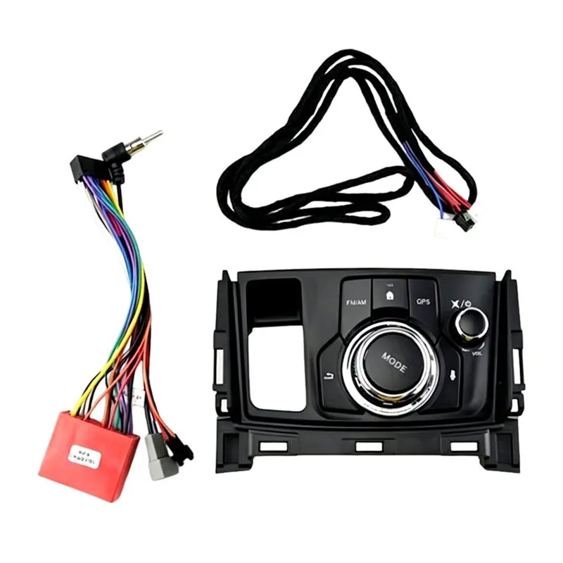 New Arrivals-Car Radio Panel For MAZDA CX4 2016-2018 Console Bezel Facia Adapter Plate Trim
