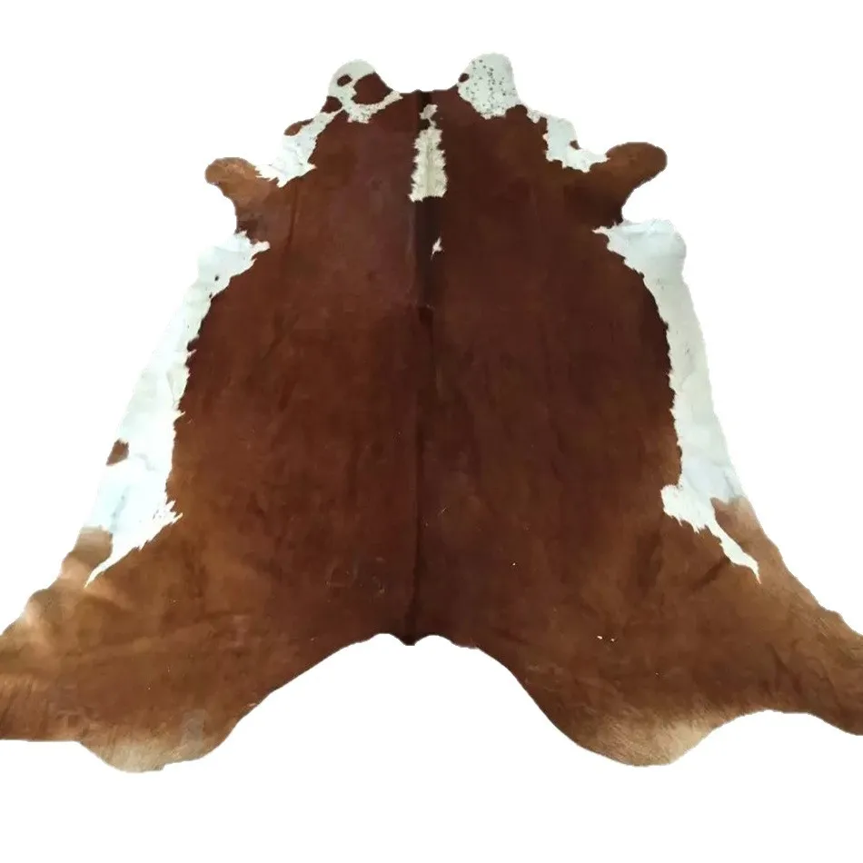 

Brazilian cowhide carpet supply yellow beige natural whole home bedroom study cowhide