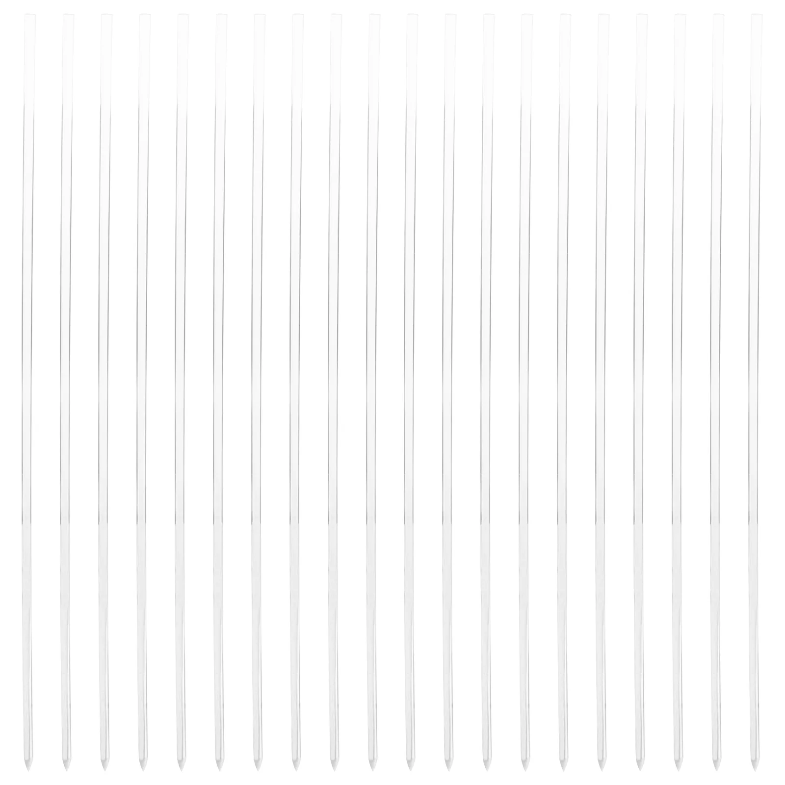 

20Pcs Clear Acrylic Plant Stakes Orchid Support Sticks Strong Stem Holders Indoor Outdoor Garden Flower Orchid Stakes