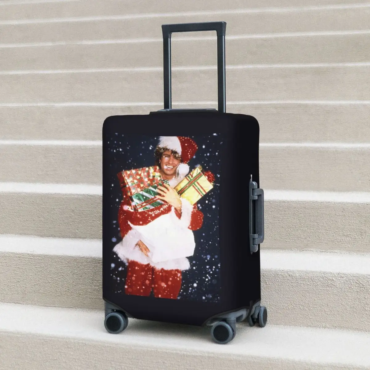 

Last Christmas Suitcase Cover Protection Elastic Travel Luggage Protector Covers for 18-32 Inch