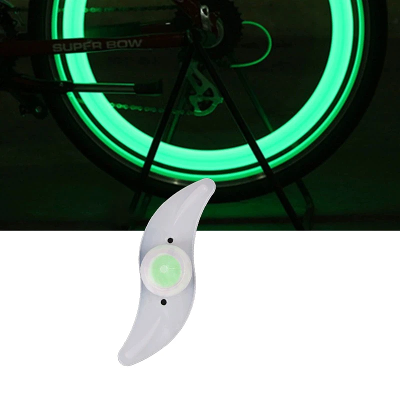 

1pc Bicycle Spoke Lights Colorful Wheel Lights Safety Warning Lights for Night Cycling Mountain Bike Wire Spoke Decorations