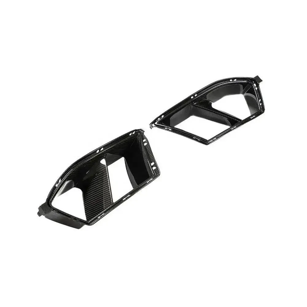 Voor BMW M3 M4 G80 G82 2021 + Echte Droge Koolstofvezel Voorbumper Luchtkanalen Body Kits Auto Accessoires Auto-onderdelen Aanpasbaar