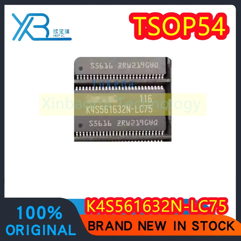 

(5/20pieces) K4S561632N-LC75 TSOP54 32MB SDRAM particle memory IC 100% brand new and original electronics