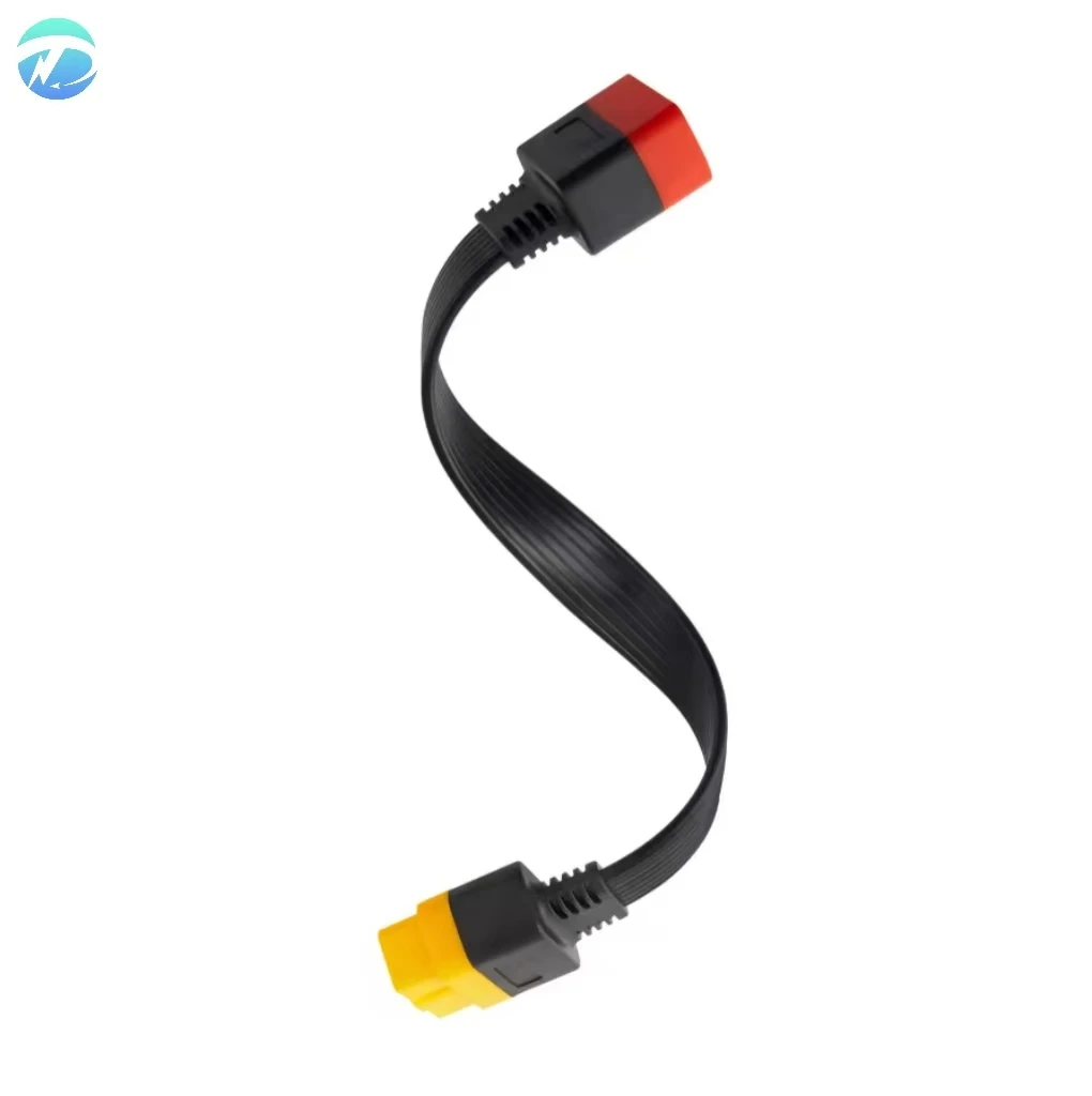 

Универсальный 16-контактный разъем «папа» на 16-контактный разъем «мама» OBD2 для автомобильного диагностического инструмента, удлинительный кабель OBDII