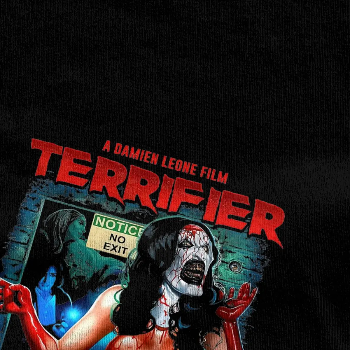 Retro Terrifier Film T-Shirt Men Street Style Cotton T Shirts Summer O-Neck Hip Hop Tee Shirt Casual Plus Size Tops image 4