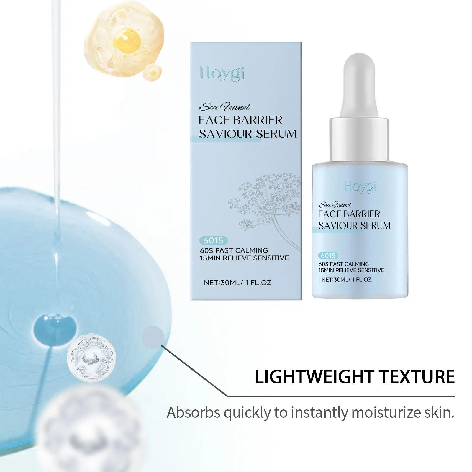 

H​oygi Nicotinamide Face Serum for Reduce Melanin Fade Dark Spot Repair Nourishing Blue Copper Titanium Facial Skin Care Essence
