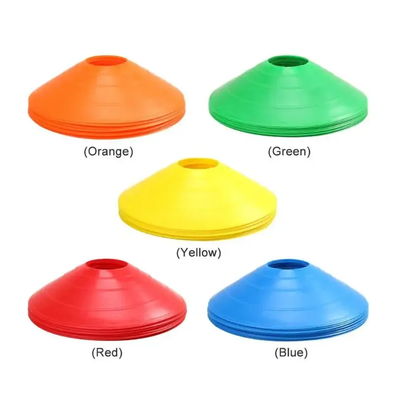 10Pcs Profession Training Disc Field Marking Coaching Training Tool Disc Cones Soccer Basketball Speed Agility