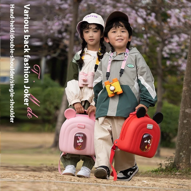 

Disney Backpack, Mickey And Minnie Children'S Schoolbag, Cute Cartoon, Shockproof, Waterproof, Large-Capacity Backpack