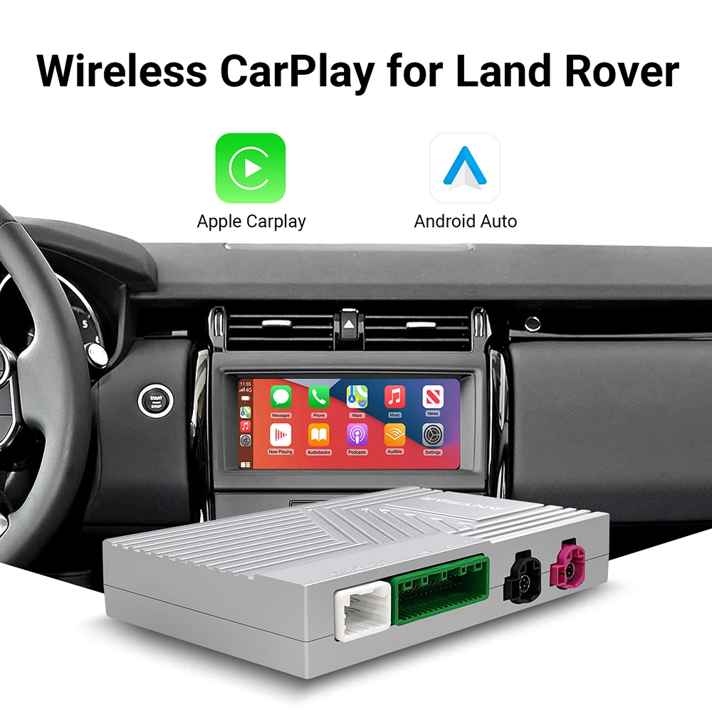 Rhythm Carplay Retrofit Kit Wireless GPS Navigation Multimedia Player Stereo Head Unit for Lander Rover