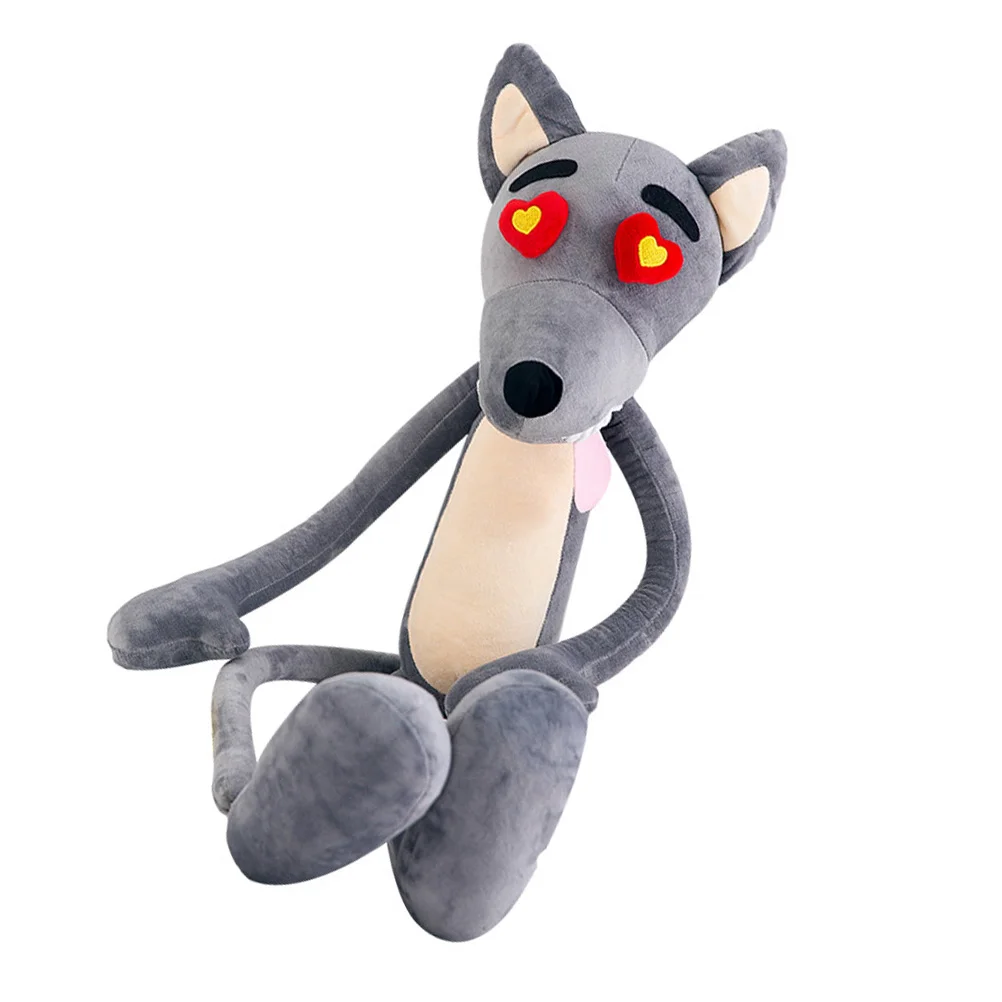 

Stuffed Dogs for Kids Plush Toy Animal Wolf Plaything Earth Tones Baby Children