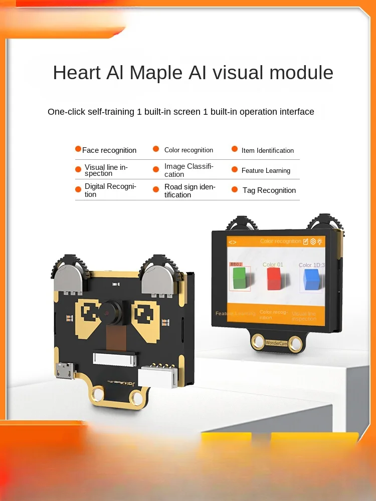 Visual Recognition Module Wondercam Sensor AI Camera K210 Artificial Intelligence Development Board