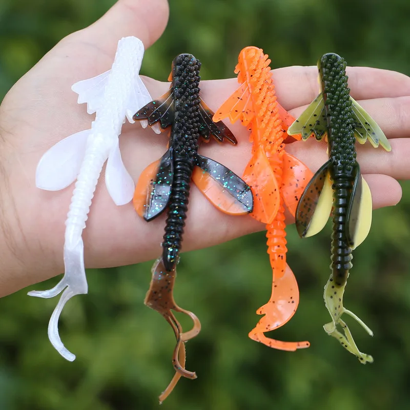 Sougayilang 2Pc Swimbait Worm  Fishing Lure 10g 125mm Soft Fishing Lure Saltwater/Freshwater Fishing Wobblers Bait image 6